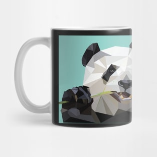 Blue Geo Panda Mug